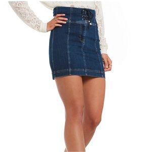 Free people Jean skirt